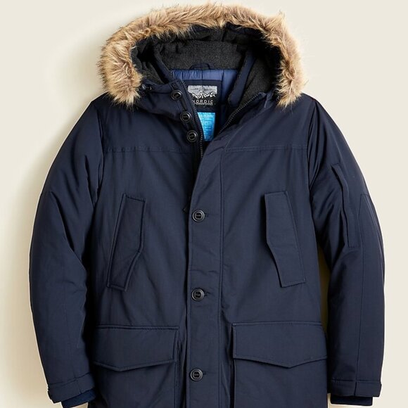 J. Crew - Nordic Field Parka - XL, Navy - Picture 1 of 3